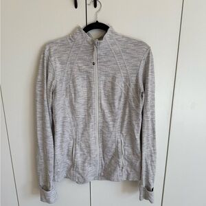 Lululemon Women's Gray Breathable Athletic Zip Up